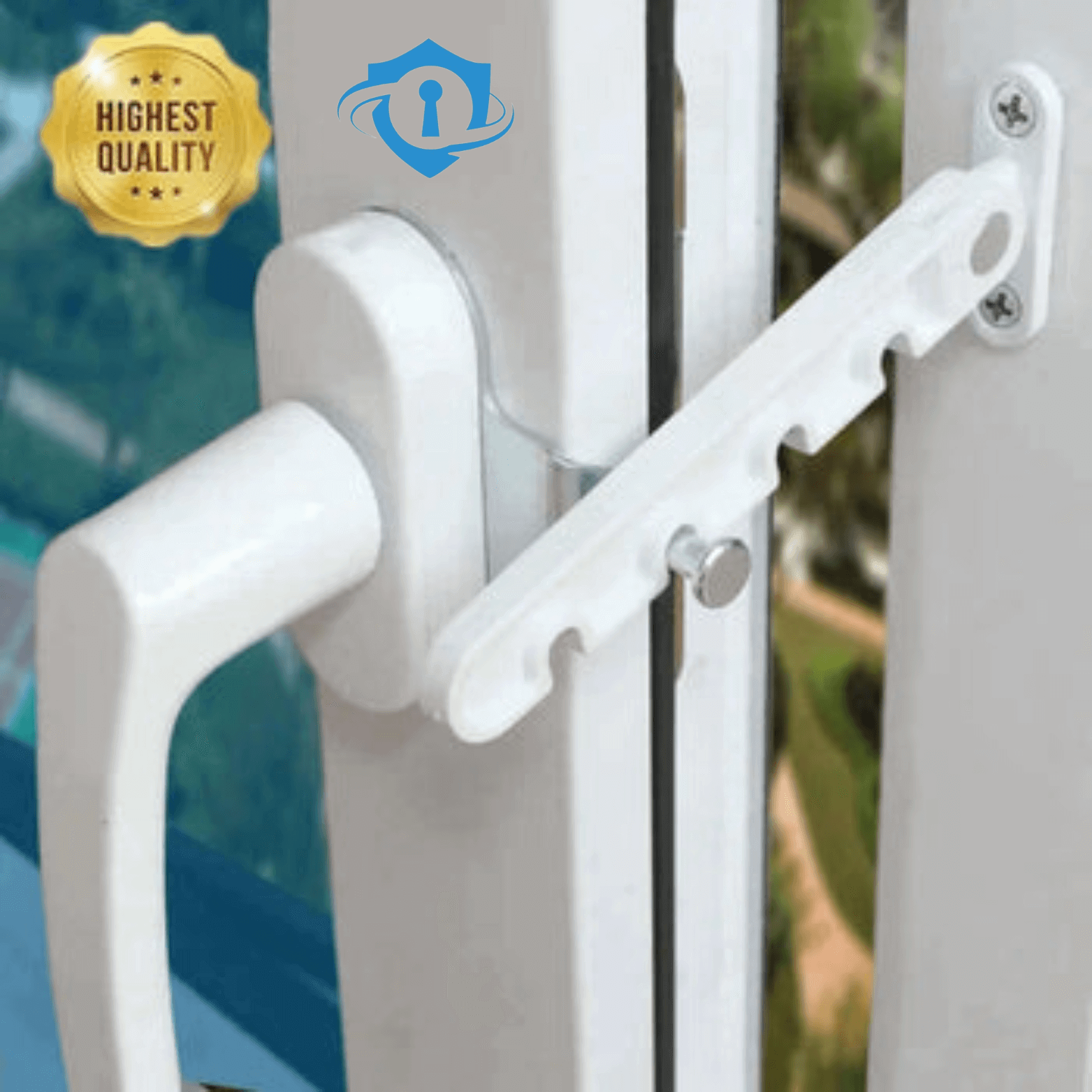 Window Limiter Latch- Child Safety Lock & Wind Brace